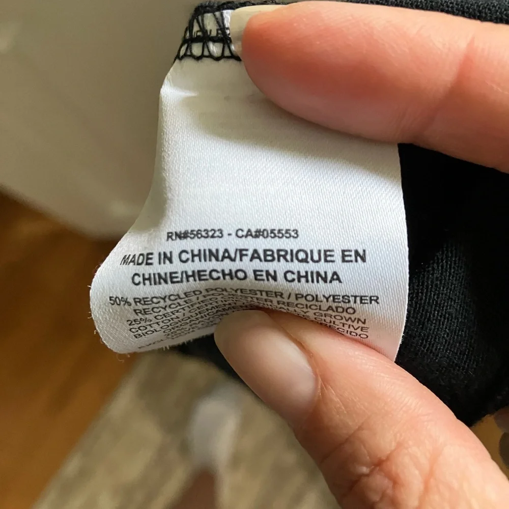 Nike Women's Black and White Muscle Tee - Picture 7 of 7